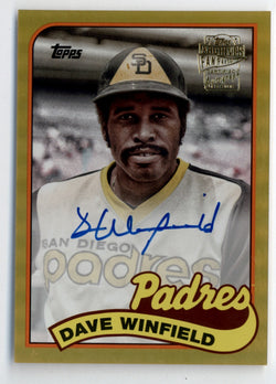 Dave Winfield/Ozzie Smith 2023 Topps Archives Double Headers Dual Auto #2/25