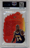 Shaquille O'neal 1996-97 Fleer Showcase Hot Shots #5 PSA 9 Mint