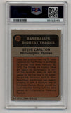 Steve Carlton 1972 Topps Traded #751 PSA 9 Mint