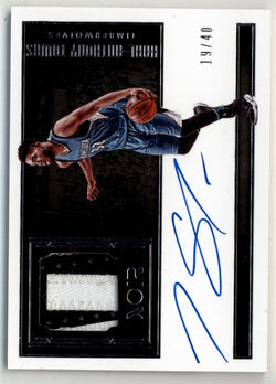 Karl-Anthony Towns 2016 Panini Noir Patch Auto #19/40