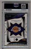 Anthony Davis 2021-22 Select X-fractor Memorabilia Signature Gold 08/10 PSA 8 Near Mint Auto 10