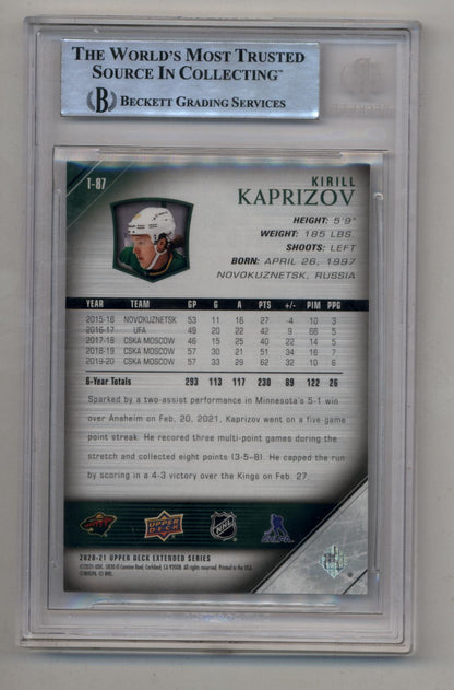 Kirill Kaprizov 2020-21 Upper Deck Tribute Young Gun 9248