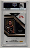 Amanda Nunes 2021 Prizm UFC Champions Auto Silver PSA 10 Gem Mint Auto 10