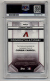 Corbin Carroll 2020 Bowman Sterling Prospect Auto Speckle PSA 10 Gem Mint