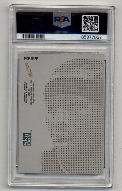 Allen Iverson 2023 Metal Universe Platinum Portraits #PP9 PSA 10 Gem Mint