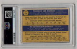 Thurman Munson McDonald 1970 Topps #189 Yankees Rookies PSA 8 Near Mint-Mint 1625