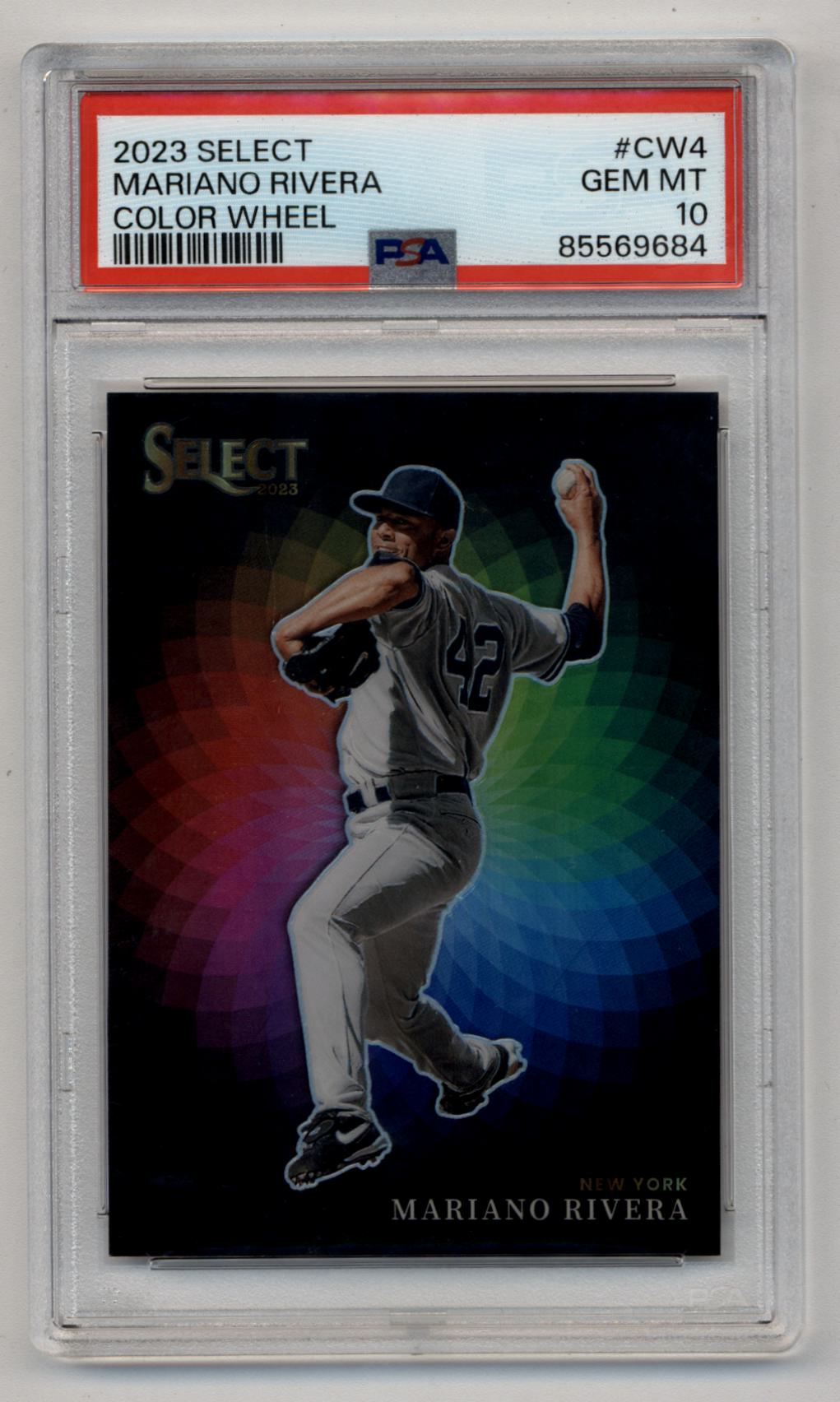 Mariano Rivera 2023 Select Color Wheel #CW4 PSA 10 Gem Mint