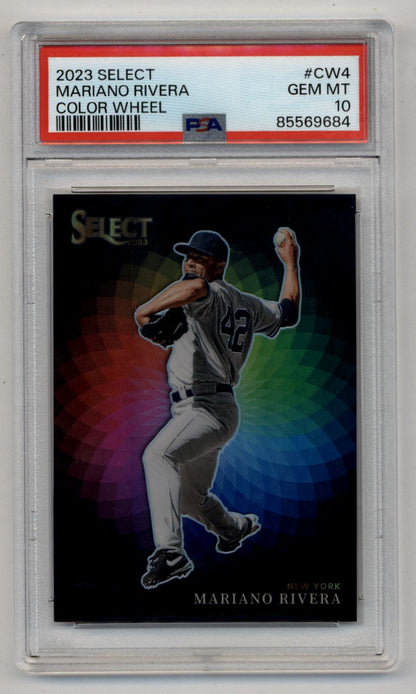Mariano Rivera 2023 Select Color Wheel #CW4 PSA 10 Gem Mint