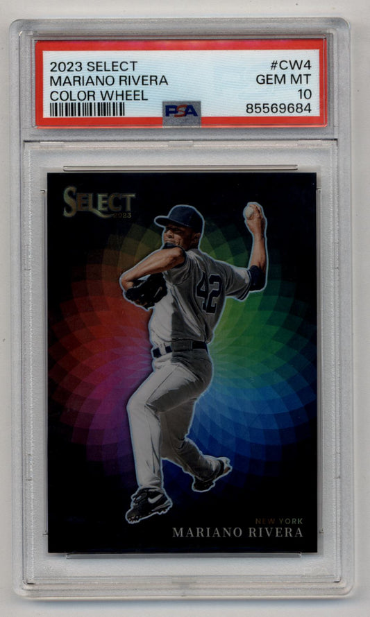 Mariano Rivera 2023 Select Color Wheel #CW4 PSA 10 Gem Mint