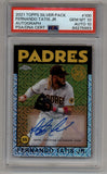 Fernando Tatis Jr 2021 Topps Silver Pack Auto PSA 10 Gem Mint Auto 10