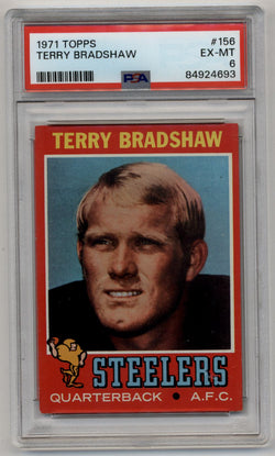 Terry Bradshaw 1971 Topps #156 PSA 6 Excellent-Mint 4693