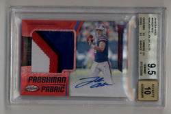 Josh Allen 2019 Certified Mirror Red #204 Freshman Fabric Patch Auto 69/75 BGS 9.5 Gem Mint