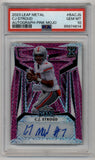 CJ Stroud 2023 Leaf Metal Auto Pink Mojo 4/4 PSA 10 Gem Mint