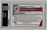 Marvin Harrison Jr 2023 Bowman University Chrome Auto Fuchsia Mini Diamond 062/150 PSA 10 Gem Mint