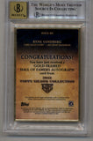 Ryne Sandberg 2022 Topps Chrome Gilded Collection Gold Framed Auto 33/50 BGS 9 Mint