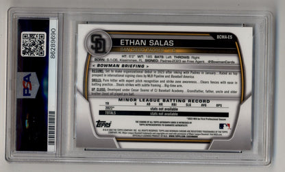 Ethan Salas 2023 Bowman Chrome Mega Auto PSA 10 Gem Mint