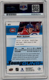 Nick Suzuki 2019-20 Upper Deck Young Gun #471 PSA 10 Gem Mint 8254