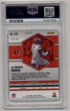 Ja'Marr Chase 2021 Mosaic #247 No Huddle Purple 01/50 PSA 9 Mint