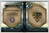 Max Scherzer 2019 Triple Threads Booklet Jumbo Relic Auto 2/3