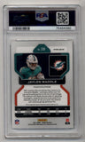 Jaylen Waddle 2021 Prizm No Huddle Auto PSA 9 Mint Auto 10