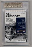 Dak Prescott 2016 Encased Rookie Notable Auto 21/75 BGS 9.5 Gem Mint