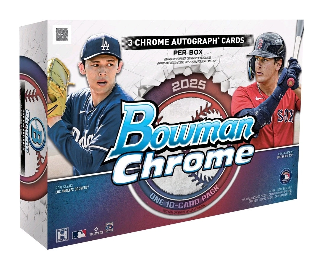 2025 Bowman Chrome Baseball Breakers Delight 6-Box Case