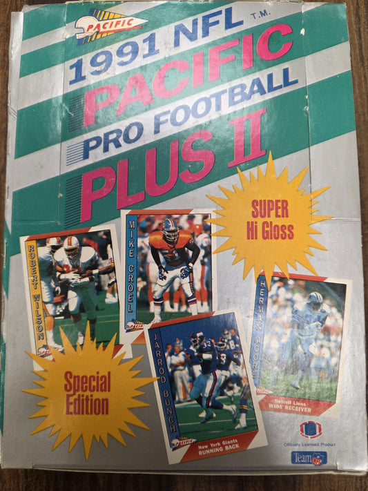 1991 Pacific Plus II Football Box