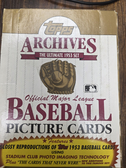 1991 Topps Archives Baseball 1953 Unopened Box