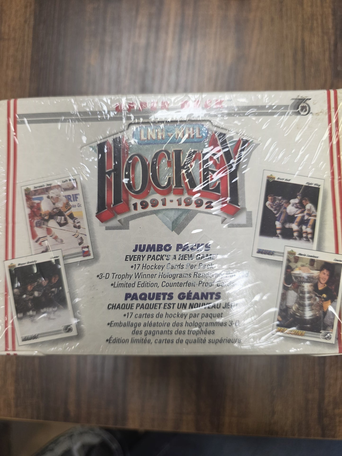 1991-92 Upper Deck Low Series Hockey Jumbo Box