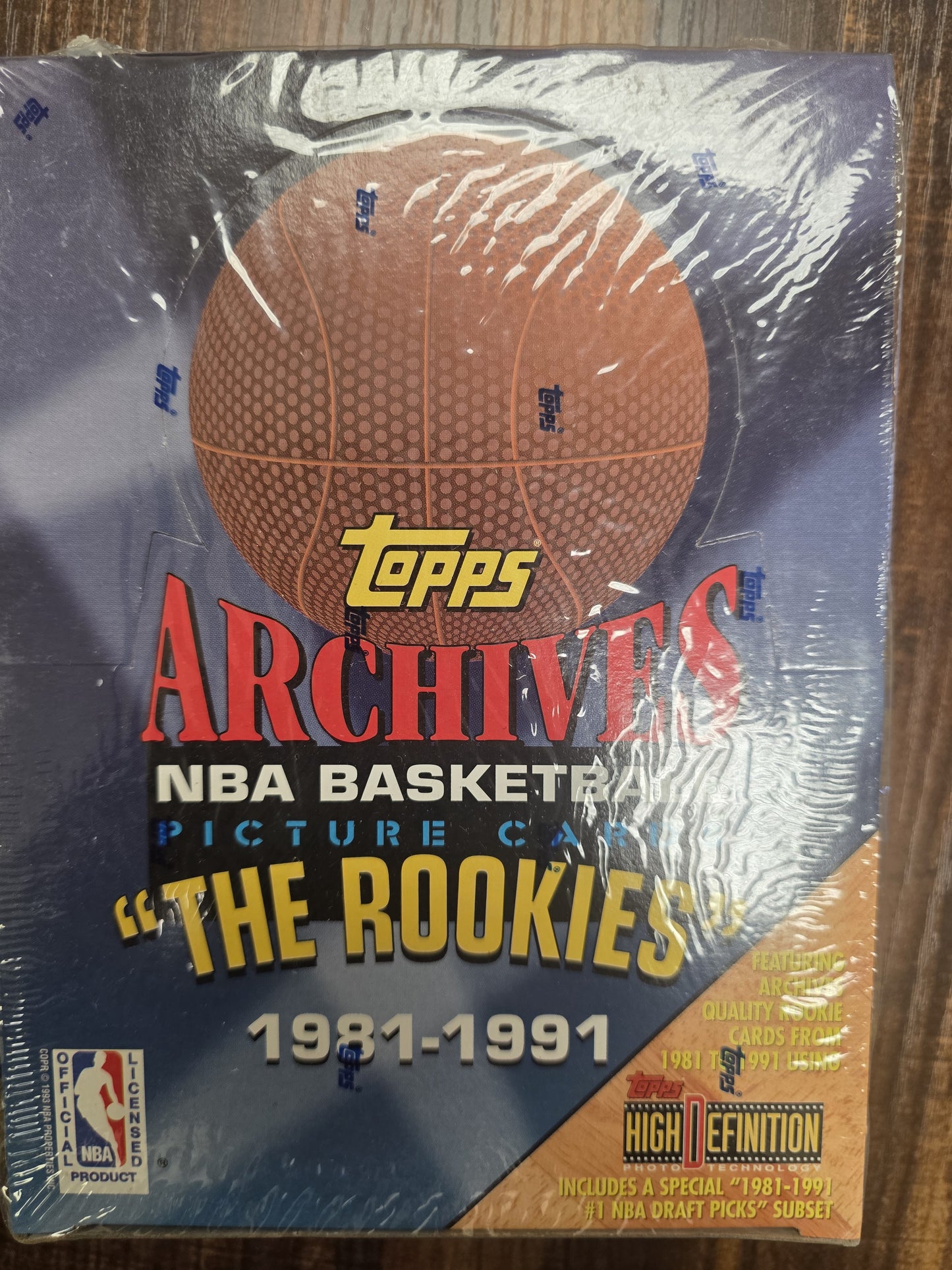 1993 Topps Archives Basketball Unopened Box