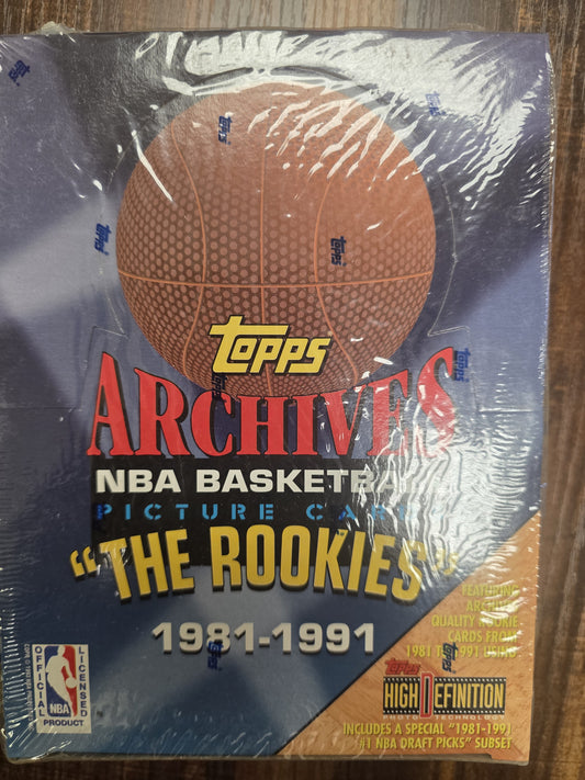 1993 Topps Archives Basketball Unopened Box