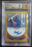 Byron Buxton 2013 Bowman Chrome Autograph Gold Refractor 32/50 BGS 9 Mint 10 Auto