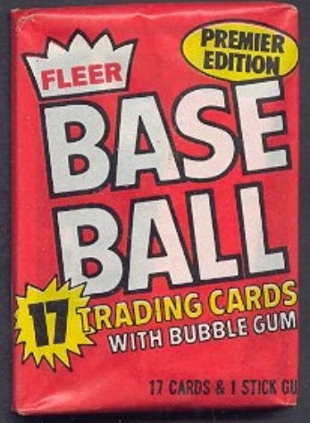 1981 Fleer Baseball Wax Pack