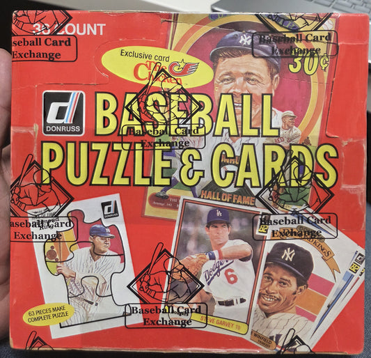 1982 Donruss Baseball Box (BBCE Wrapped)