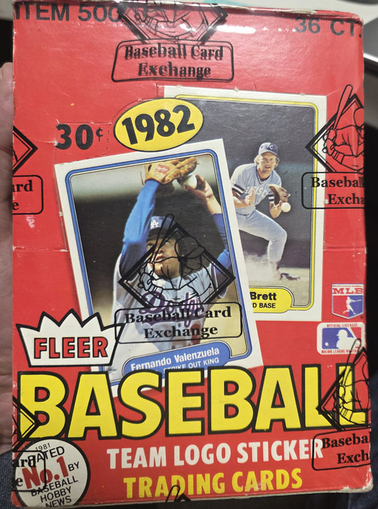 1982 Fleer Baseball Box (BBCE Wrapped)
