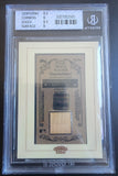 Honus Wagner 2002 Topps T206 Game-Used Bat Card BGS 8 Nm-Mint