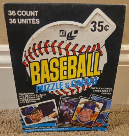 1985 Donruss Leaf Baseball Wax Box