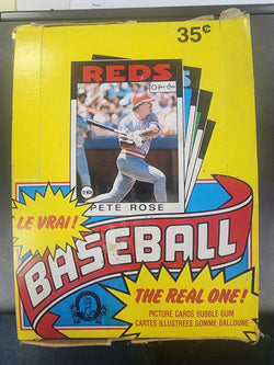 1986 O-Pee-Chee Baseball Wax Box