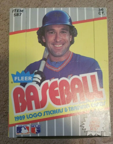 1989 Fleer Baseball Wax Box