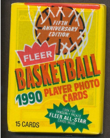 1990-91 Fleer Basketball Wax Pack