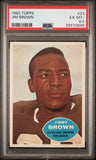 Jim Brown 1960 Topps #23 PSA 6 Ex-Mint+