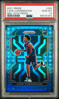 Cade Cunningham 2021 Panini Prizm #282 NBA 75th Prizm PSA 10 Gem Mint