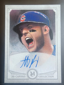 Anthony Rizzo 2020 Topps Museum Collection 1/1 Original Canvas Sketch