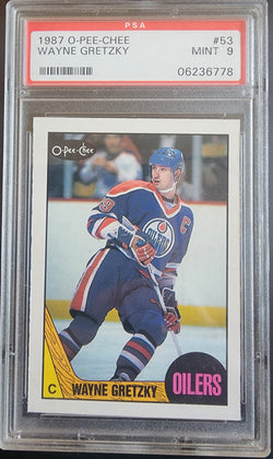 Wayne Gretzky 1987 O-Pee-Chee #53 PSA 9 Mint