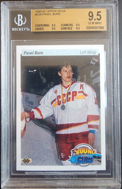 Pavel Bure 1990 Upper Deck #526 BGS 9.5 Gem Mint