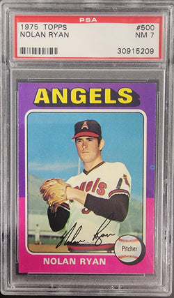 Nolan Ryan 1975 Topps #500 PSA 7 Near Mint