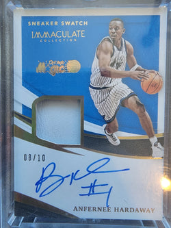 Anfernee Hardaway 2020 Panini Immaculate Sneaker Swatch Auto #8/10