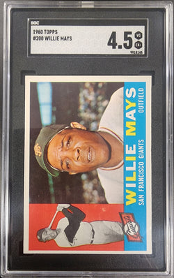 Willie Mays 1960 Topps #200 SGC 4.5 VG-EX+