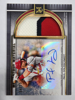 Paul Goldschmidt 2023 Topps Museum Collection Jumbo Patch Auto #4/10