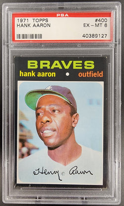 Hank Aaron 1971 Topps #400 PSA 6 EX-MT